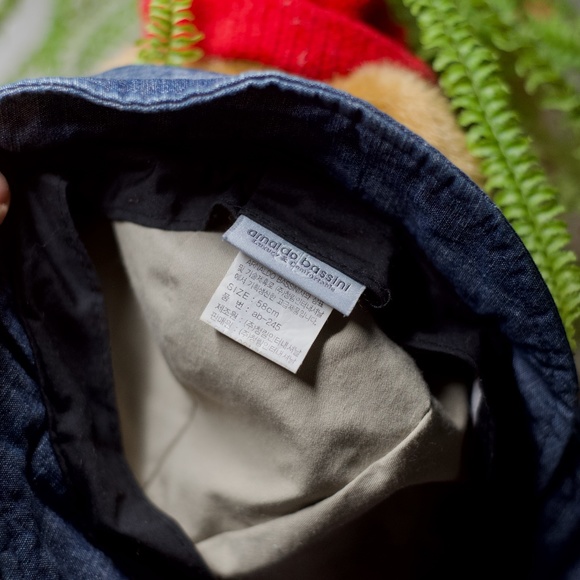 Arnaldo Bassini 58 cm Youth denim hat - Picture 6 of 6